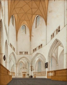 A haarlemi Szent Bavo-templom kórusának belseje, 1660